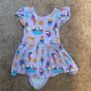 Little Sleepies “Ice Cream Social” Twirl Dress